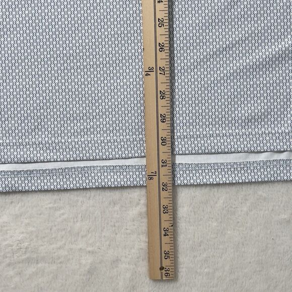 GenTeal Golf Polo Shirt Mens Sz XL White Baseball Print Short Sleeve Duck Logo - Picture 10 of 10